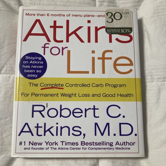 Atkins for Life: The Complete Controlled Carb Program  Permanent Weight Loss - Picture 1 of 15